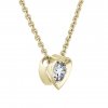 Přívěsek ze žlutého zlata s diamantem Pure Love 0,33 ct