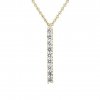 Přívěsek ze žlutého zlata s diamanty Pure Line 9