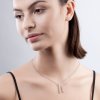Přívěsek z bílého zlata s lab-grown diamanty Pure Line