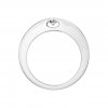 Prsten z bílého zlata s lab-grown diamantem Levitation