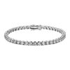 Tenisový náramek z bílého zlata s diamanty Brilliant I.