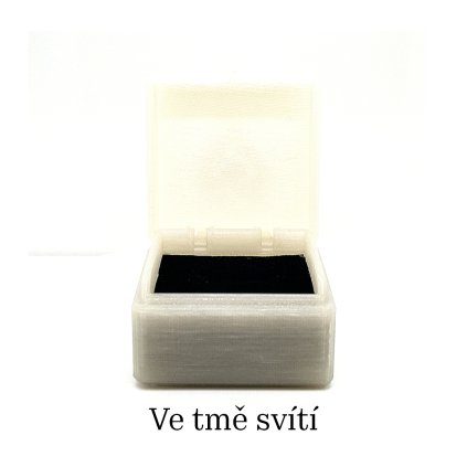 Dárková krabička z recyklovatelného plastu Tiami, fosforeskující