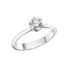 Prsten z bílého zlata s lab-grown diamantem Harmony