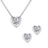 Set Pure Love z bílého zlata s lab-grown diamanty