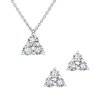 Set Magic Triangle z bílého zlata s lab-grown diamanty