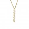 Přívěsek ze žlutého zlata s lab-grown diamanty Pure Line 7