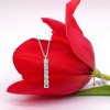 Přívěsek z bílého zlata s lab-grown diamanty Pure Line 5   
