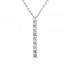 Přívěsek z bílého zlata s lab-grown diamanty Pure Line 9