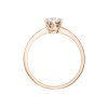 Prsten z růžového zlata s lab-grown diamantem Harmony