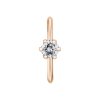 Prsten z růžového zlata s lab-grown diamantem Harmony