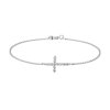 Náramek z bílého zlata s lab-grown diamanty Little CrossBrilliance 3