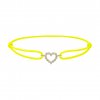 Bransoletka Little Heart wykonana z żółtego złota z diamentami