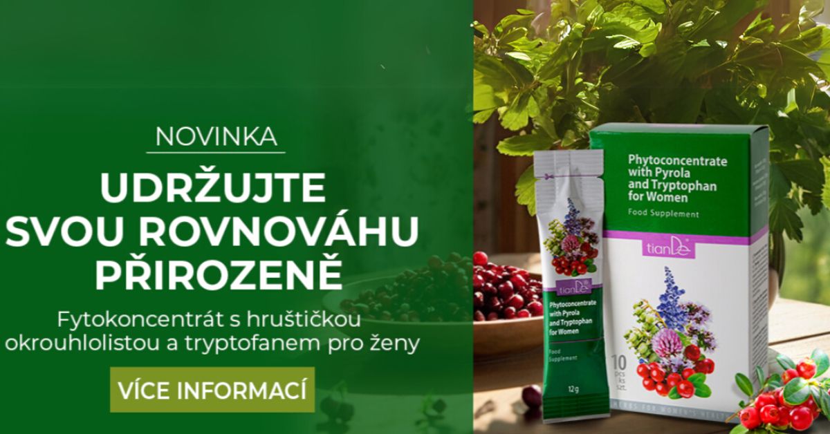 Fytokoncentrát s hruštičkou okrouhlolistou a tryptofanem pro ženy, 120 g