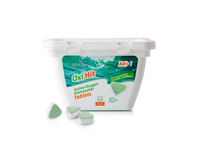 Tablety do myčky s aktivním kyslíkem, Oxi-Hit