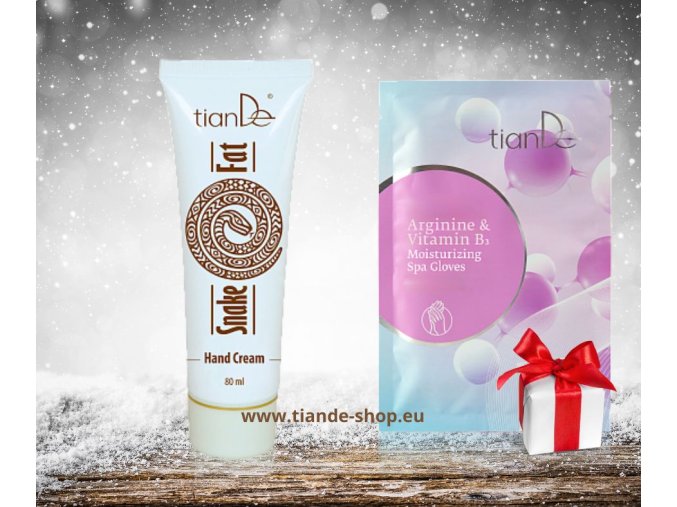 Krém na ruce s hadím tukem s dárkem