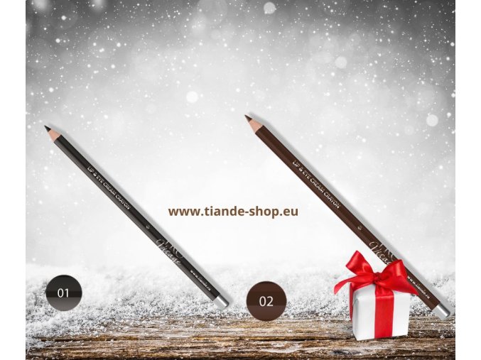 PRO PŘESNÉ LINKY - Tužka na rty a oči "ProVisage" - 01 Black a 02 Dark Brown