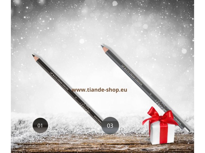 PRO PŘESNÉ LINKY - Tužka na rty a oči "ProVisage" - 01 Black a 03 Gray