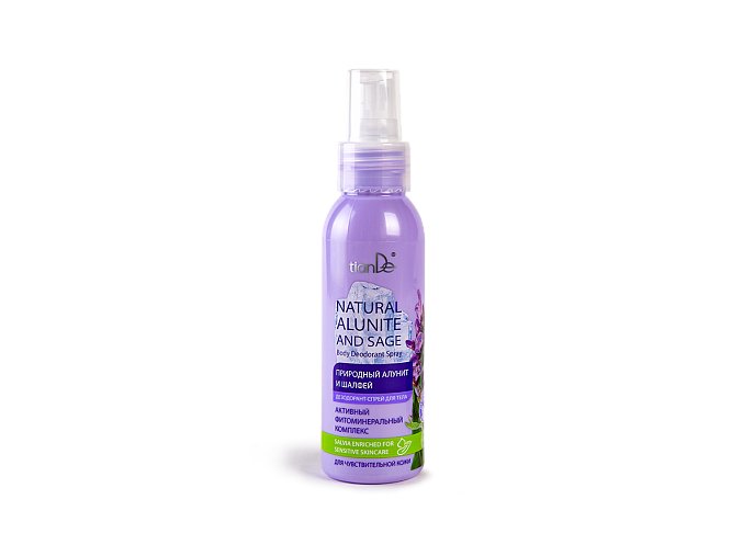 Tělový deodorant-spray „Přírodní alunit a šalvěj", 100 ml