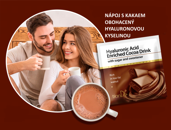 Nápoj s kakaem obohacený kyselinou hyaluronovou (webinář)