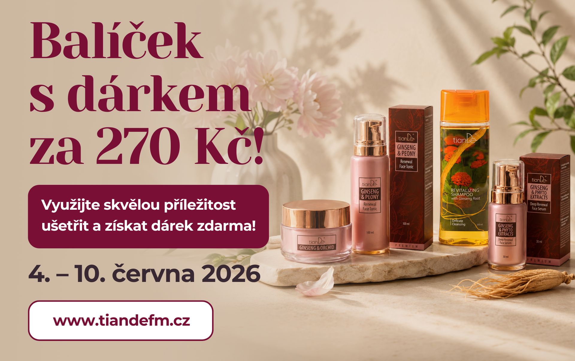 Další výhodný balíček s příjemný dárkem