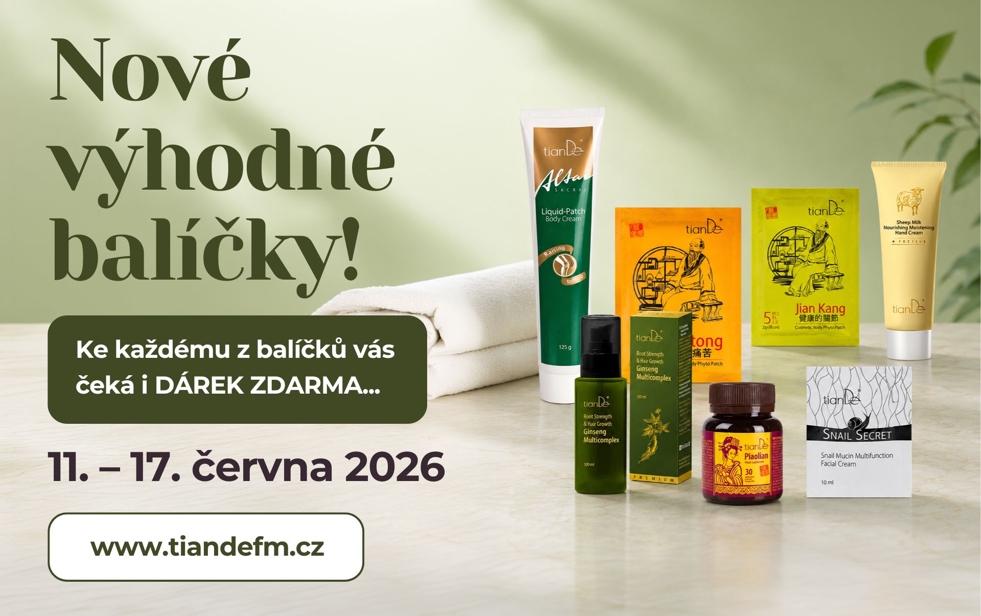 Další týden a další zvýhodněné balíčky