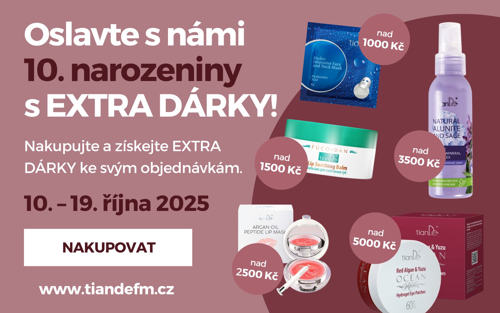 Oslavte s námi 10. narozeniny s EXTRA DÁRKY