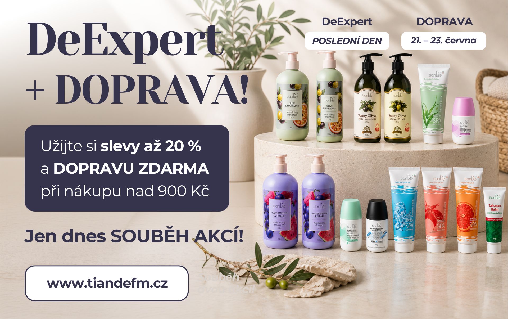 Souběh akcí – POUZE DNES!