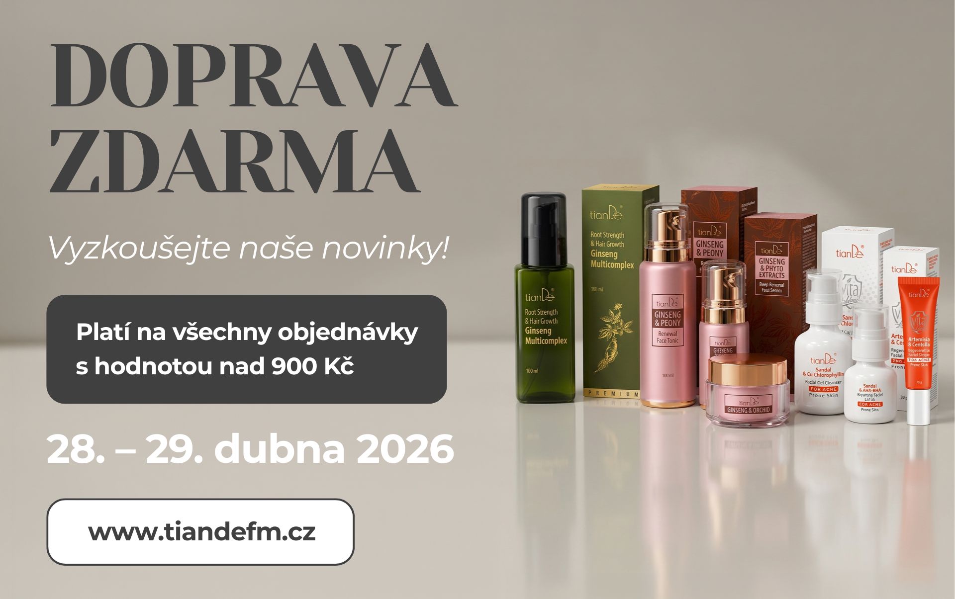 Dny bez poštovného + skvělá šance vyzkoušet novinky ⭐️