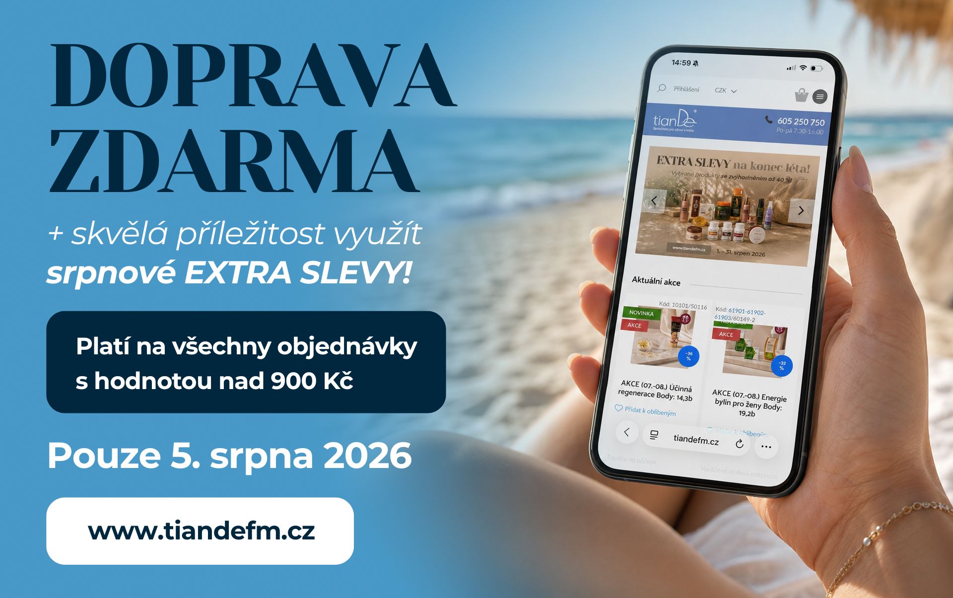 Jednodenní DOPRAVA ZDARMA je zpět!