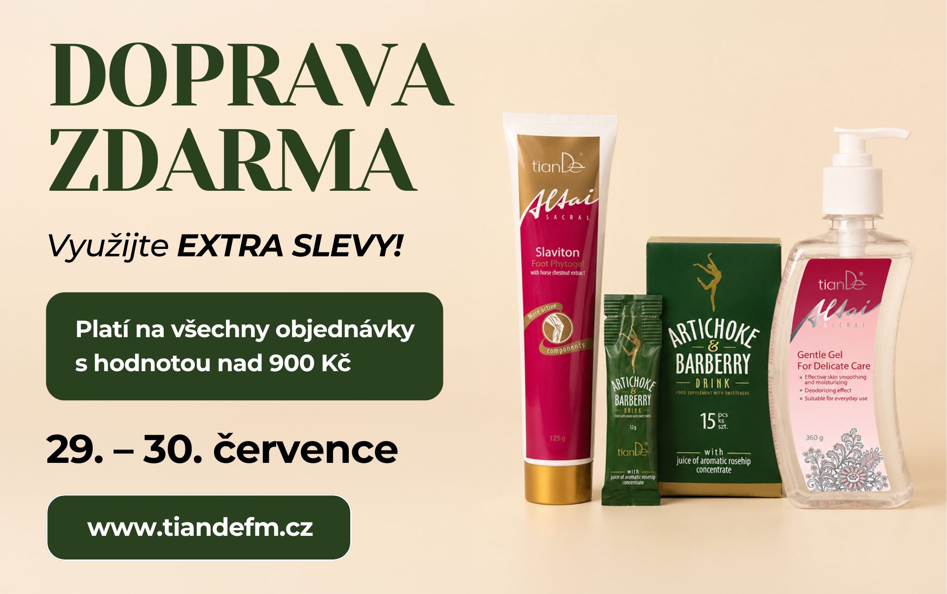 Poslední šance na EXTRA SLEVY s DOPRAVOU ZDARMA!