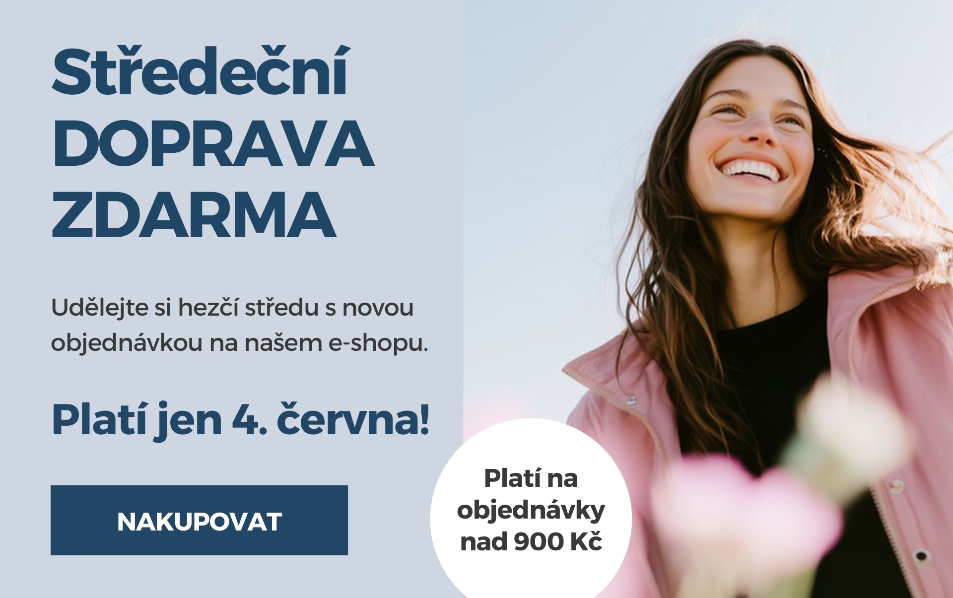 Středeční DOPRAVA ZDARMA!