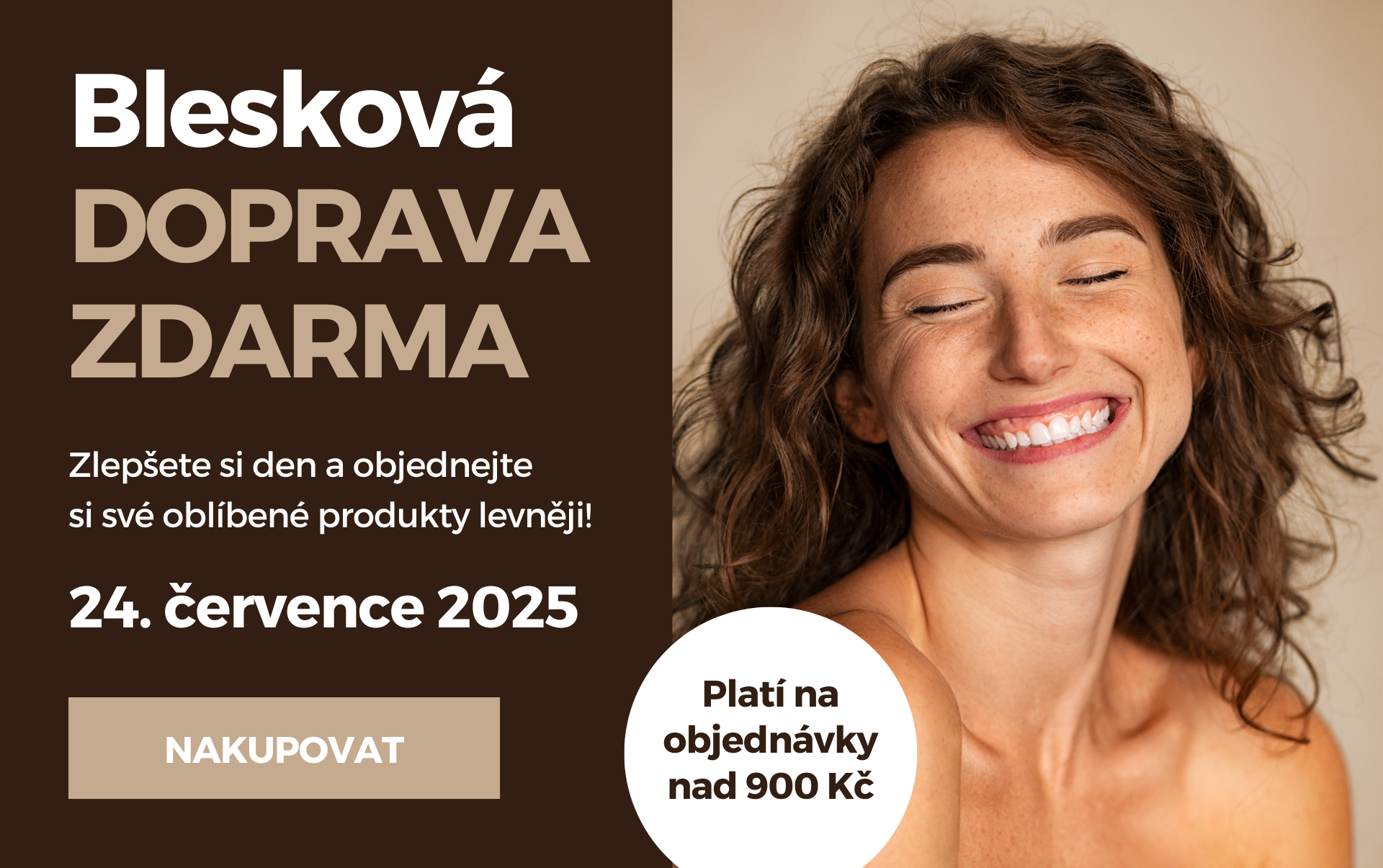 Blesková DOPRAVA ZDARMA!