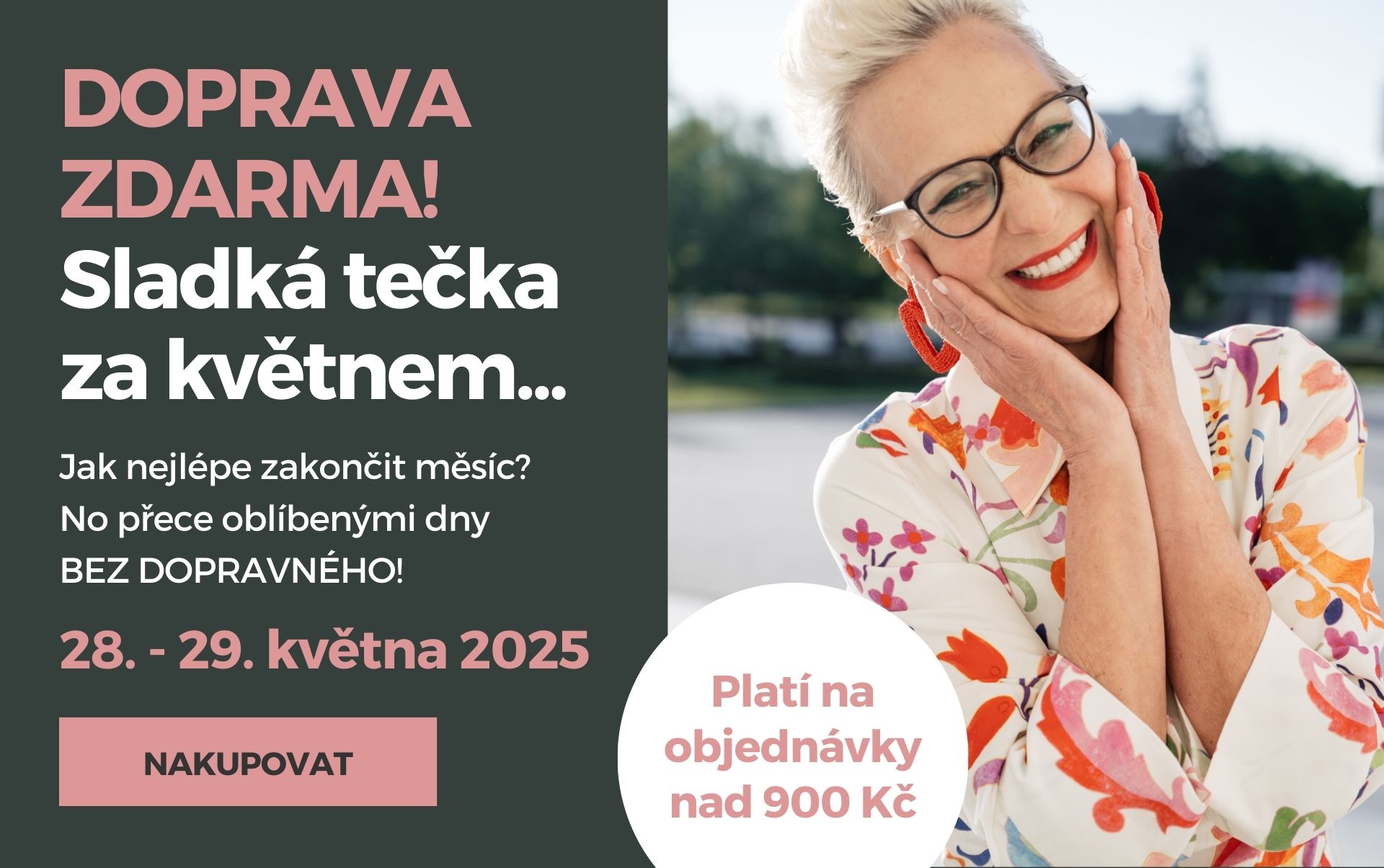 DOPRAVA ZDARMA! Sladká tečka za květnem...