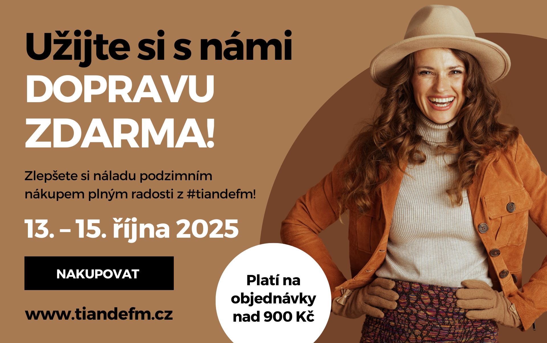 Zlepšete si svou náladu s DOPRAVOU ZDARMA! 🍂