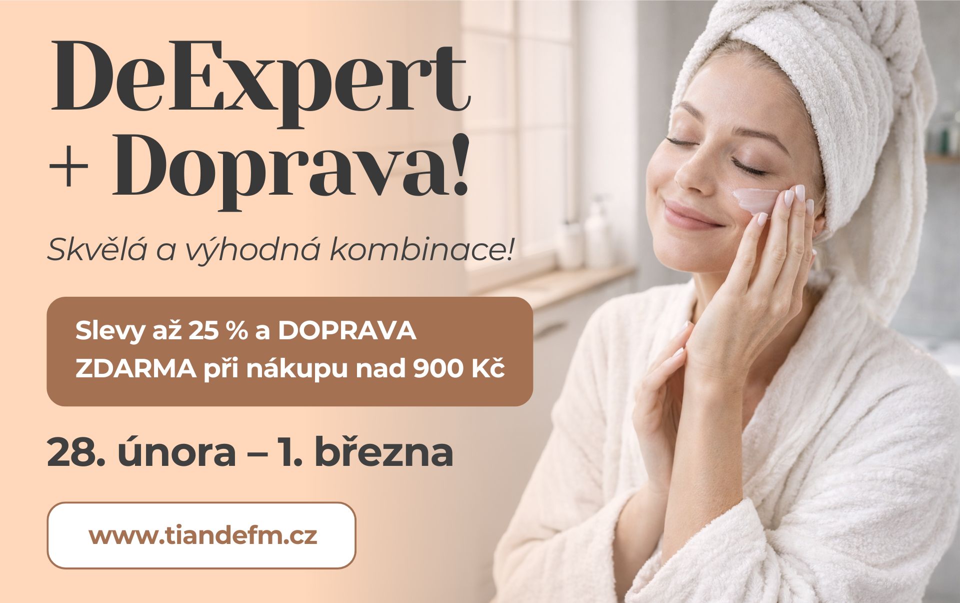 Akce DeExpert + DOPRAVA ZDARMA = víkendové kombo!