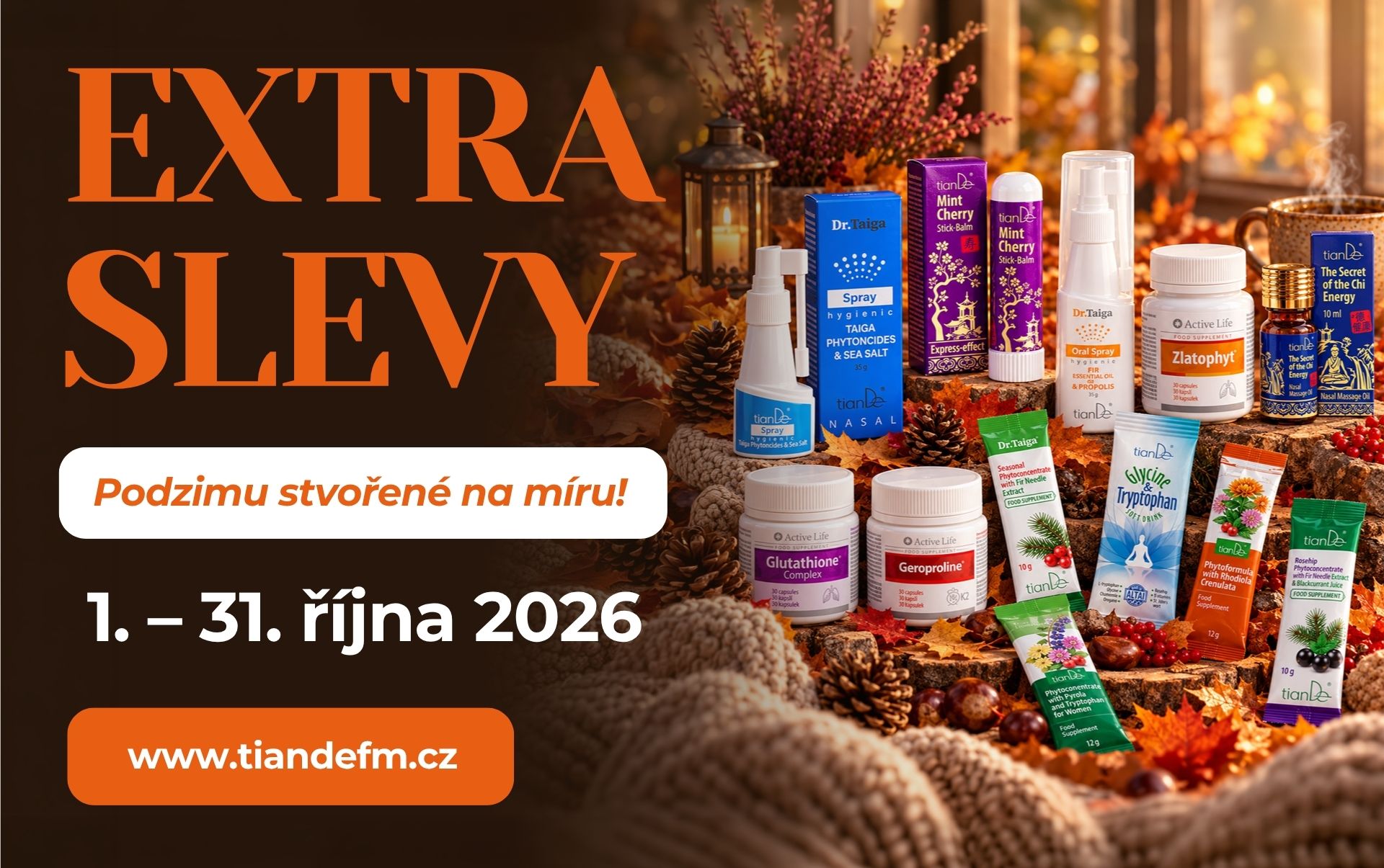 Říjnové EXTRA SLEVY jsou tady