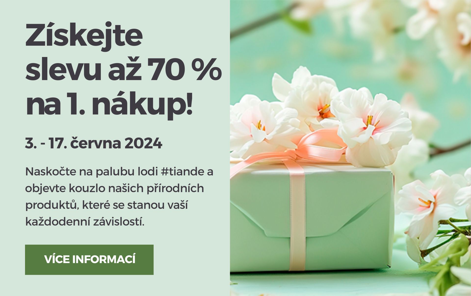 35% sleva již na první nákup