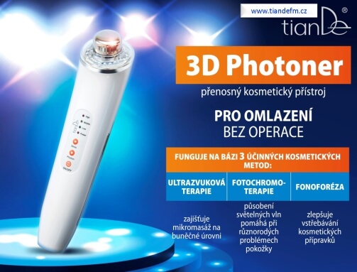 Kosmetický přístroj 3D Photoner (webinář)