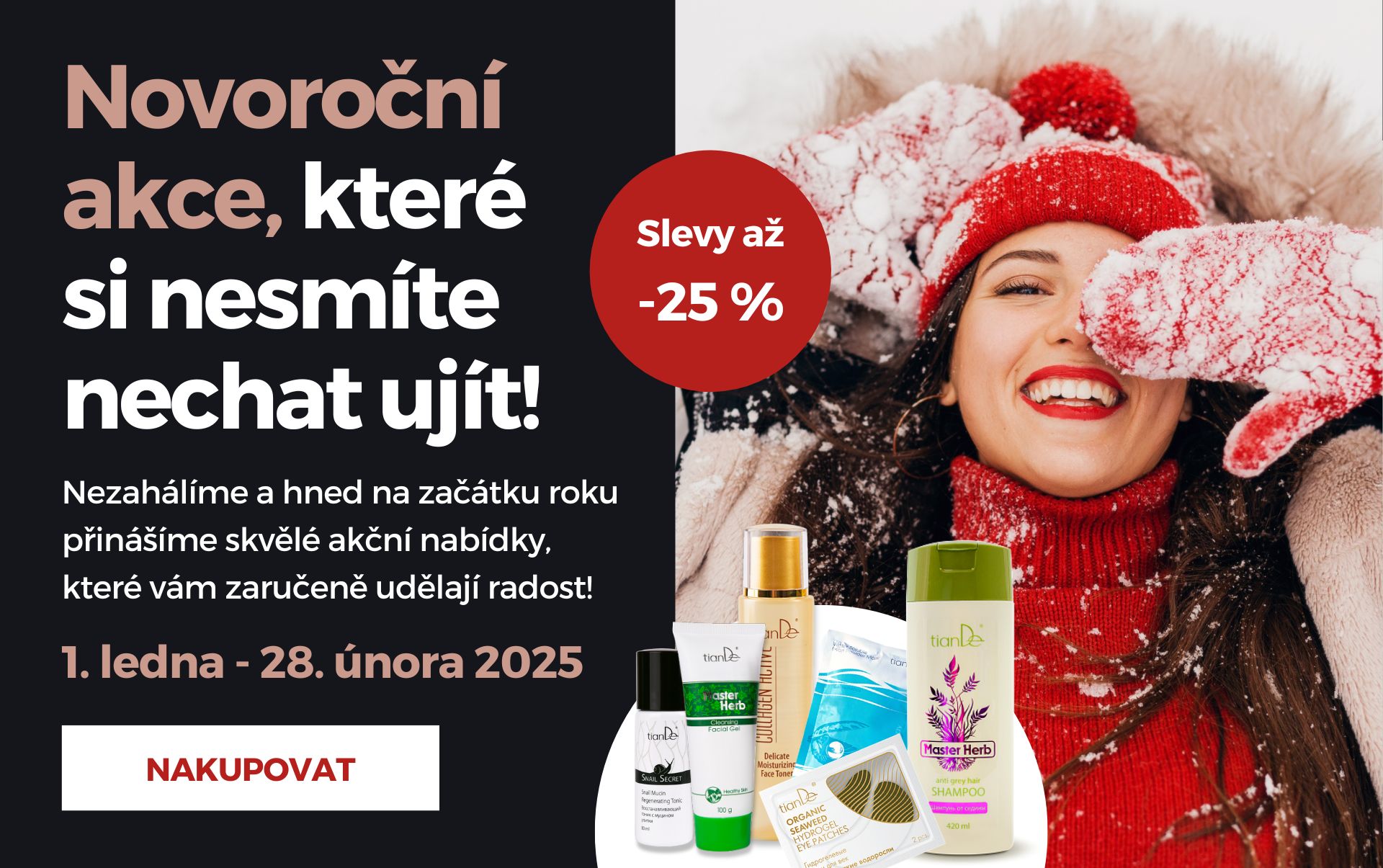 Novoroční akce se zvýhodněním až 25 %!