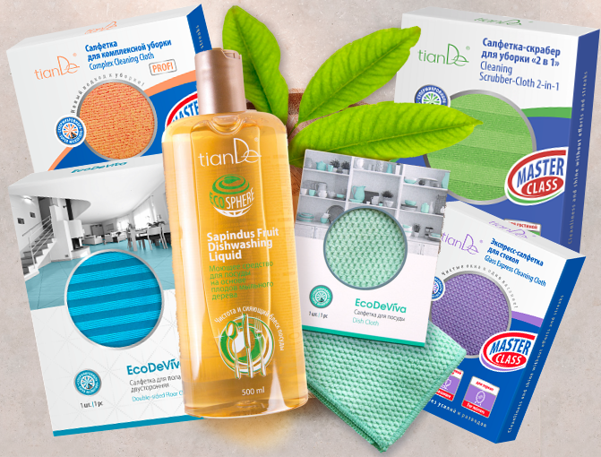Úklid domácnosti s přípravky TianDe
