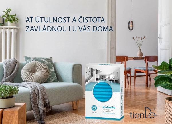 Oboustranný hadr na podlahu Eco De Viva (Prezentace)