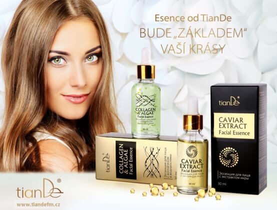 Pleťová esence s kolagenem a mořskými řasami (Prezentace)