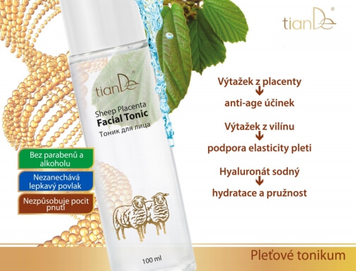 Pleťové tonikum Sheep Placenta (Prezentace)