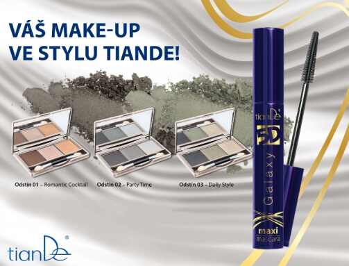 Řasenka 5 D a sada očních stínů (Prezentace)