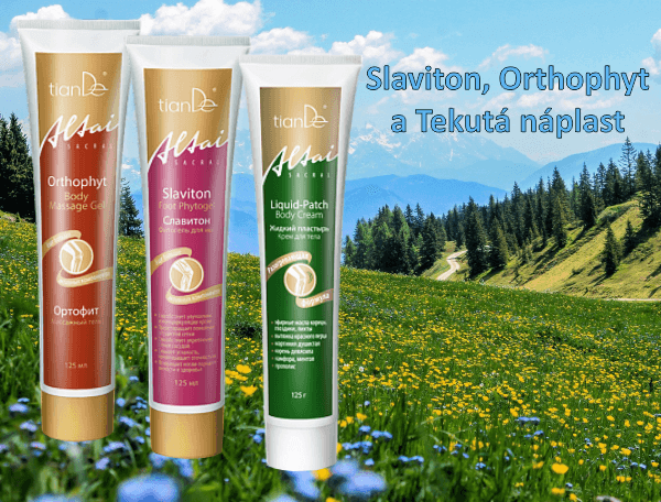 Slaviton, Orthophyt a Tekutá náplast (video)