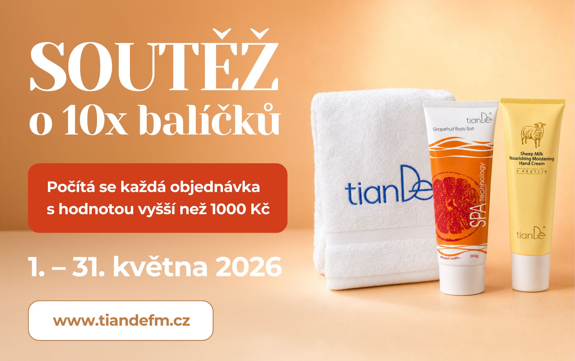 Další motivační soutěž je tady – nyní na květen!