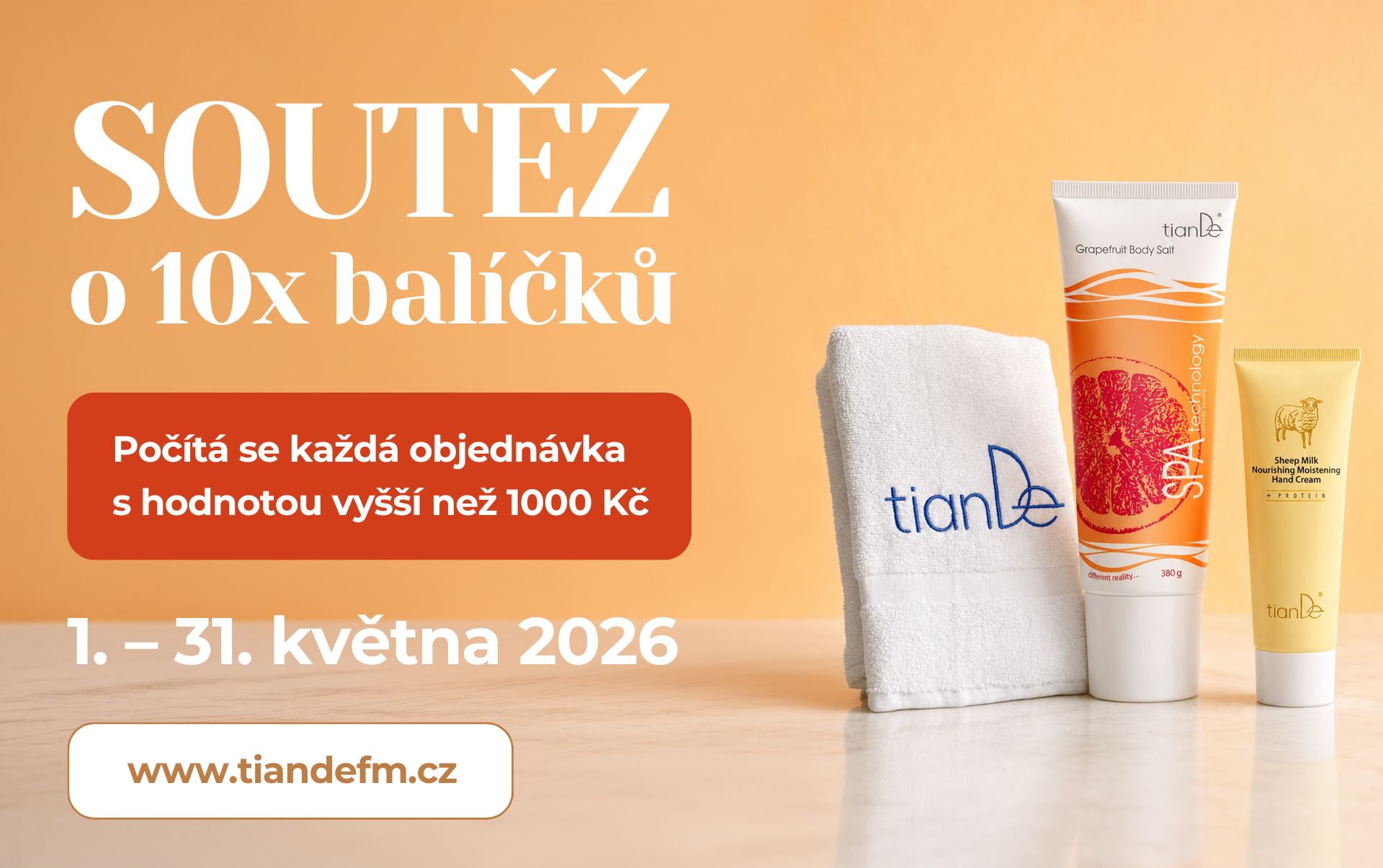 Další motivační soutěž je tady – nyní na květen!