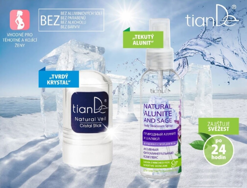 Tělové deodoranty Přírodní alunit se šalvějí a Natural Veil (webinář)