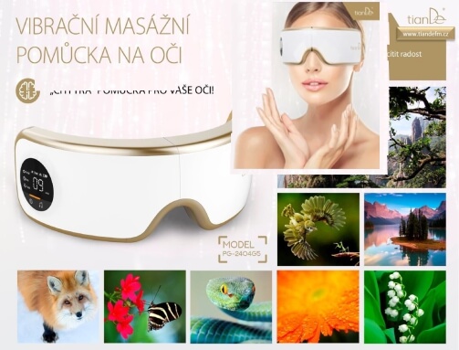 Vibrační masážní pomůcka na oči (webinář)