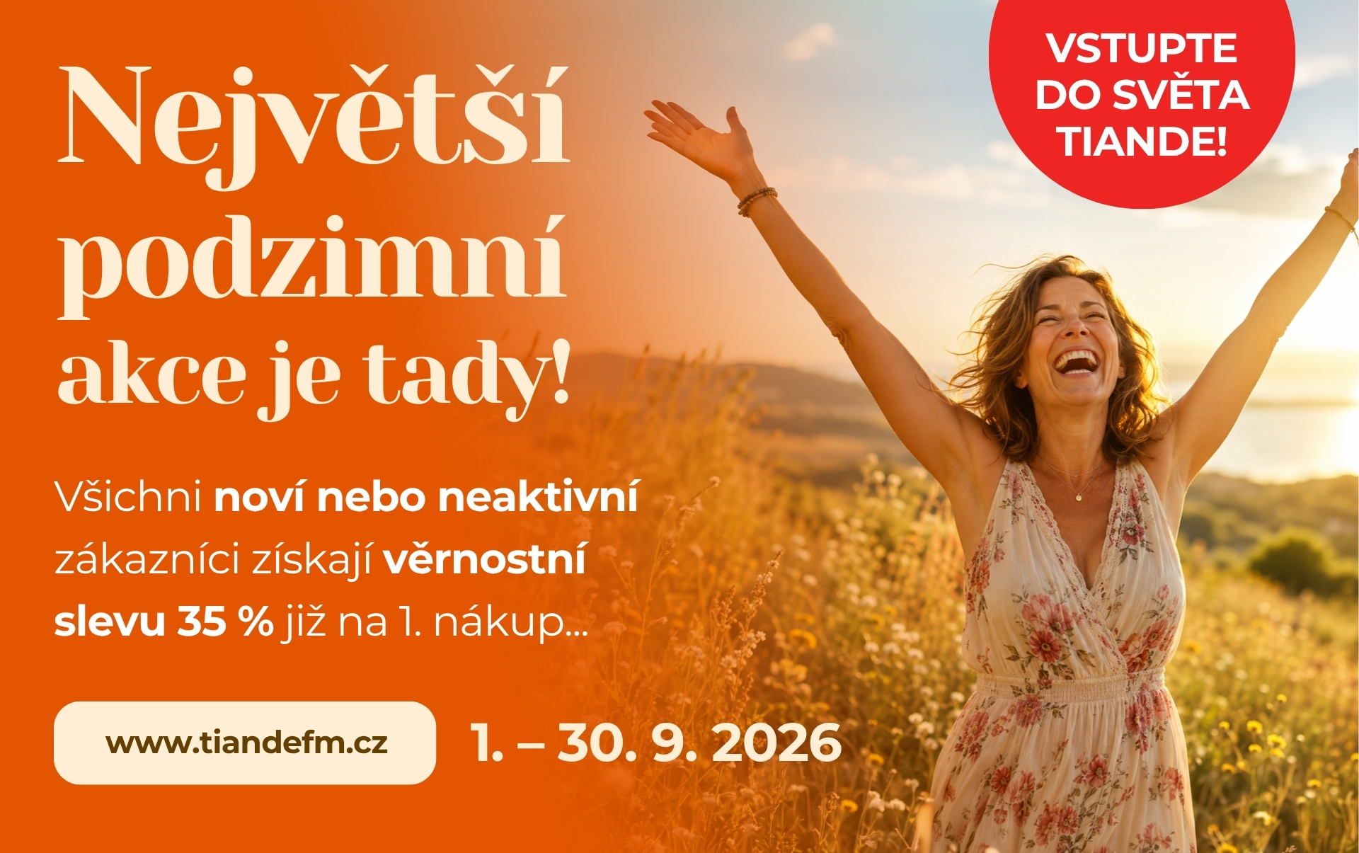 Sleva 35 % pro nováčky a neaktivní zákazníky!